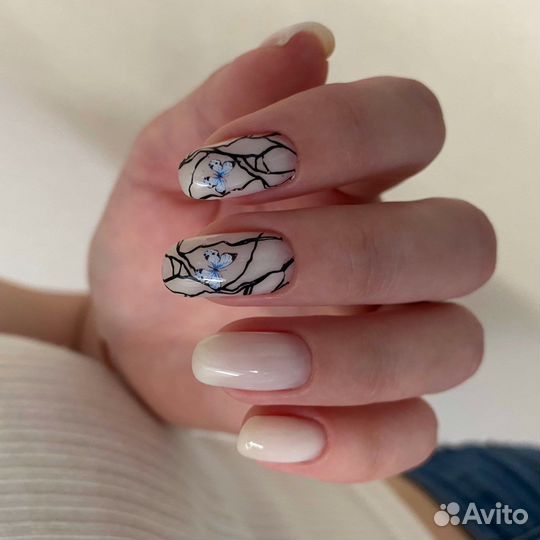 Маникюр с покрытием гель лак