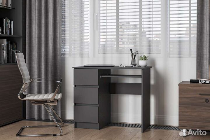 Стол компьютерный белый Мори мс-6