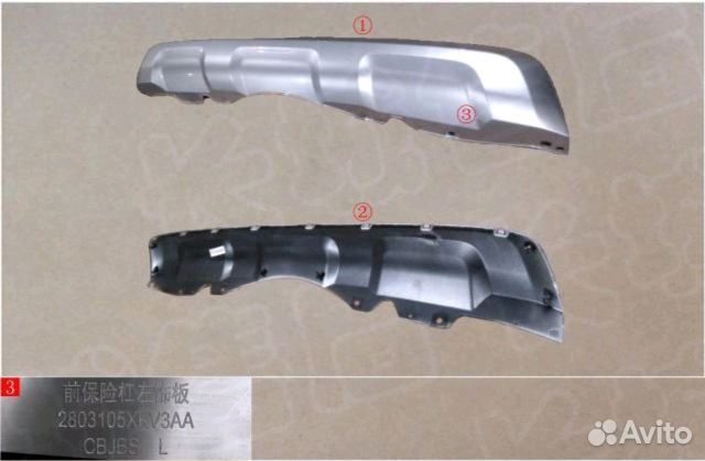 Юбка заднего бампера Tank 500