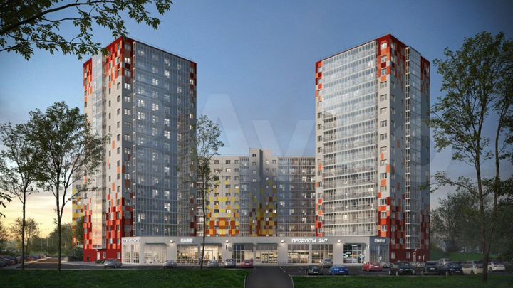 1-к. квартира, 42,5 м², 5/12 эт.
