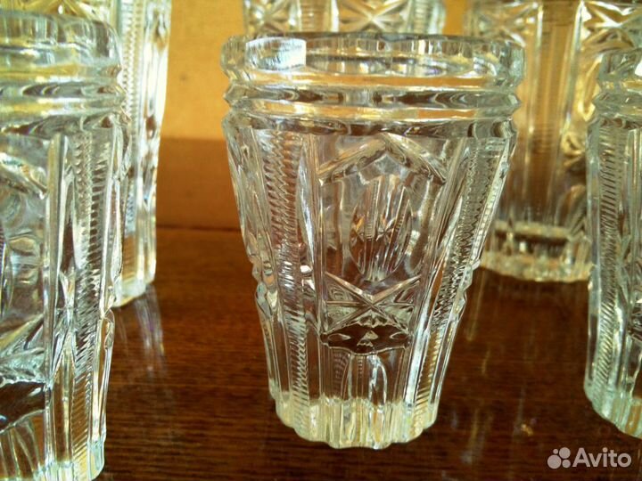 Стаканы и рюмки - хрусталь из СССР