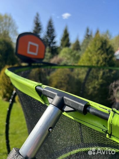 Батут каркасный с защитной с сеткой