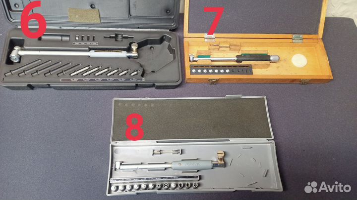 Нутромеры Mitutoyo, Peacock, Teclock (Япония)