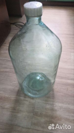 Бутыль белое стекло СССР 20.литров