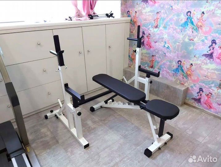 Стойка под штангу + скамья