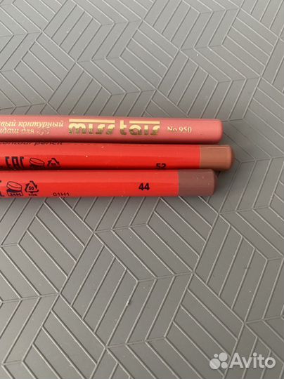 Карандаши для губ shu, miss tais