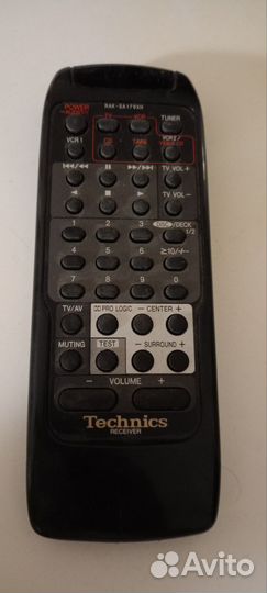 Пульт technics rak-sa179xn