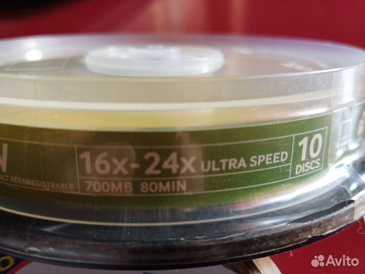 Диски CD-RW TDK 16x-24x box 10 шт