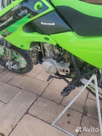 Кроссовый детский мотоцикл кавасаки кх 65
