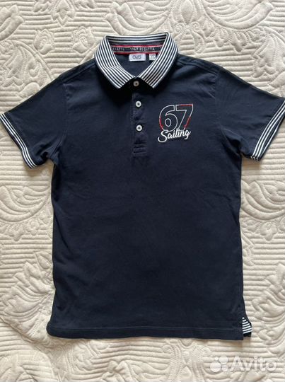 Футболка поло для мальчика рост 134