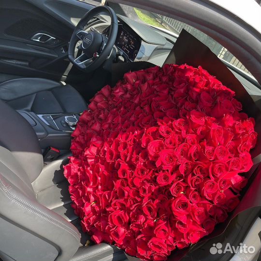 Свежие Букеты из Красных Роз