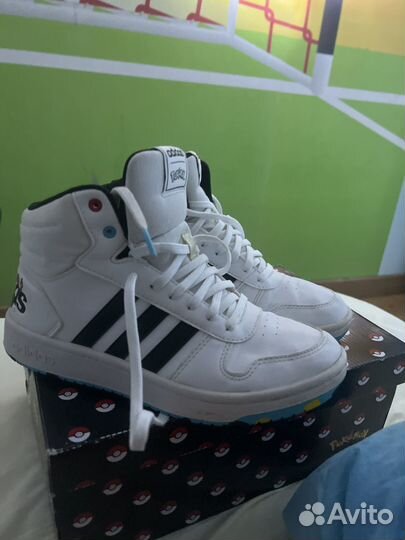 Кроссовки Adidas Pokemon Hoops Mid 2.0 K