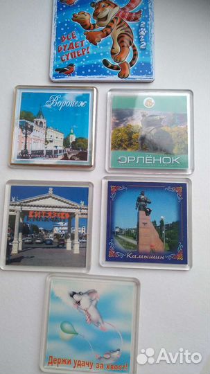 Магниты на холодильник города россии