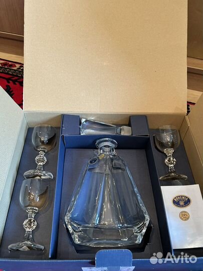 Набор для ликера Bohemia хрусталь