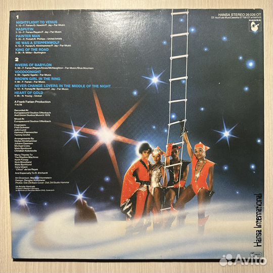 Boney M. – Nightflight To Venus (Европа 1978г.)