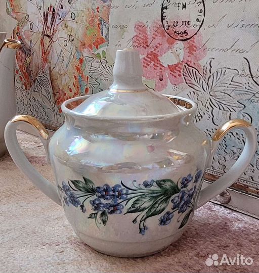 Сервиз кофейный незабудки