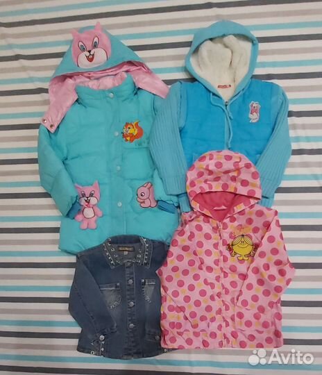 Большой пакет вещей на девочку 4 года