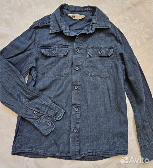 Рубашки детские для мальчика 122-134