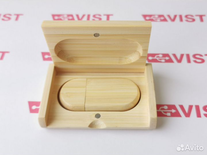 Деревянная флешка под гравировку от 10 штук iWD700