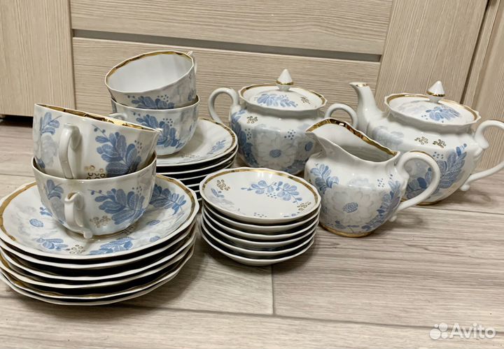 Чайный сервиз вербилки СССР