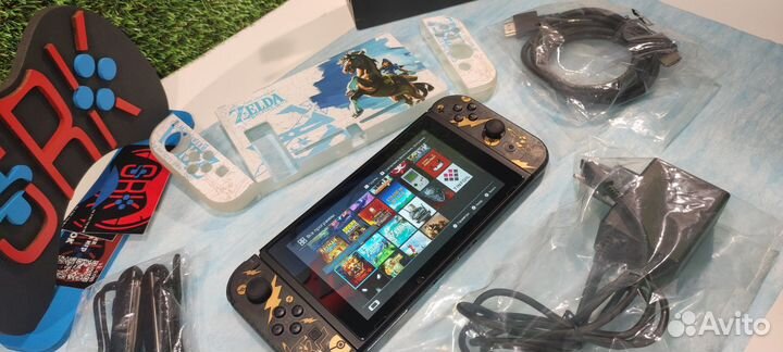 Nintendo Switch 2Rev. Шитый, 290гб. Море игр