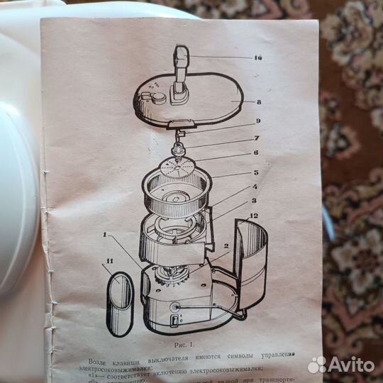 Электросоковыжималка Росинка СССР