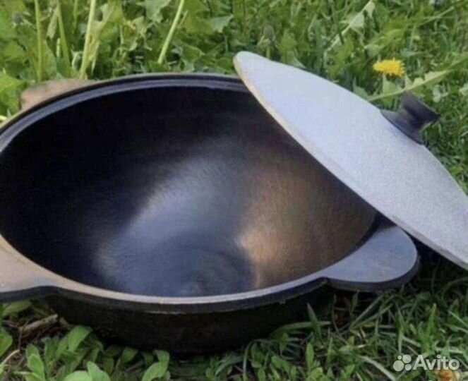 Казан чугунный узбекский 16л