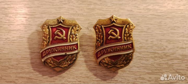 Значок Дружинник СССР