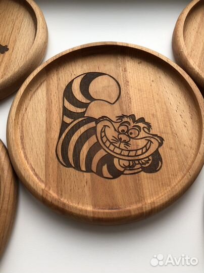 Менажницы, тарелки из дерева