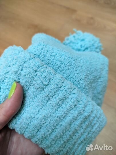 Шапка новая плюшевая женская / детская