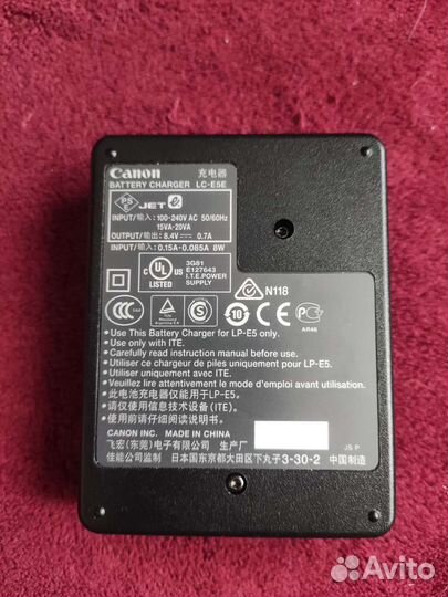 Зарядное устройство для фотоаппарата canon LC-E5E