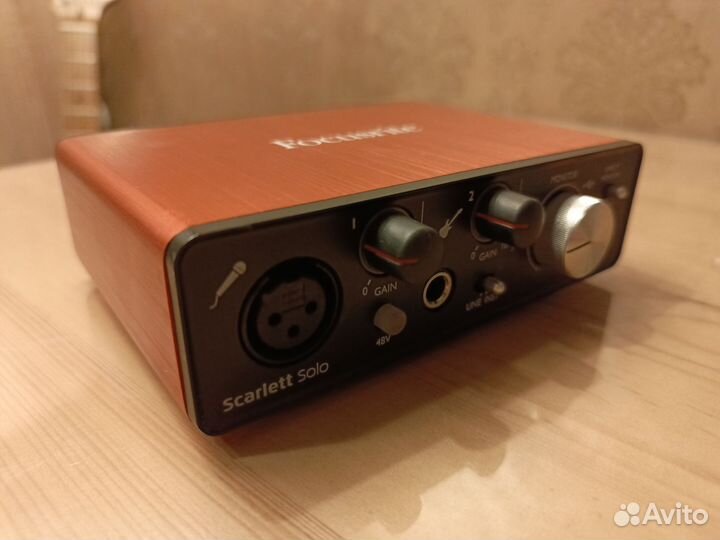 Звуковая карта focusrite scarlett solo 2nd Gen