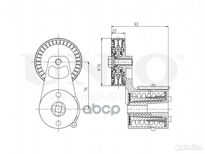 Ролик ремня приводного opel astra/corsa 97