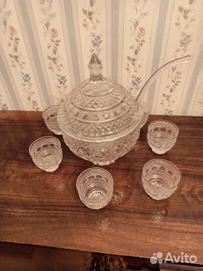 Крюшонница хрусталь