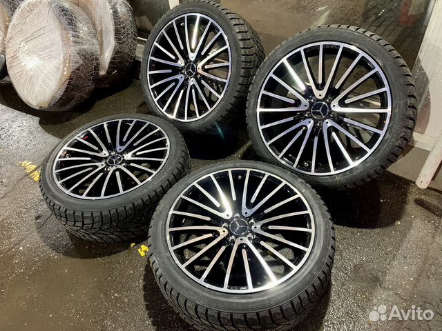 Колеса Мерседес S222 S223 R20 разно широкие