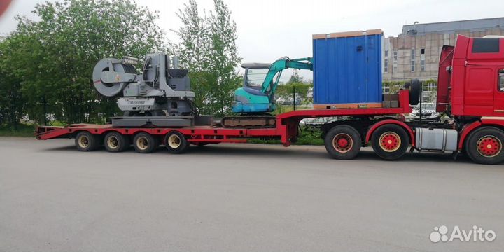 Услуги перевозки негабарита, трал