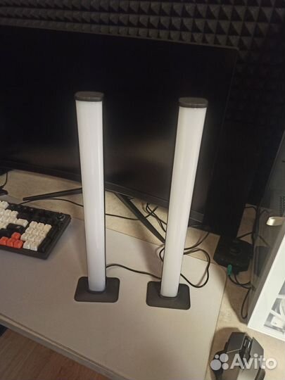 RGB лампа 40см подстветка LED 2шт