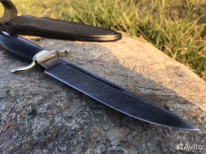 Нож финка дамасская сталь