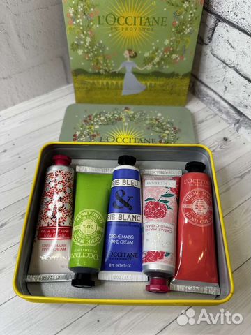 Loccitane крем для рук 5 шт в металле купить в Москве | Личные вещи | Авито