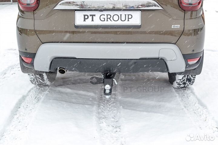 Фаркоп тсу съемный квадрат renault Duster Terrano