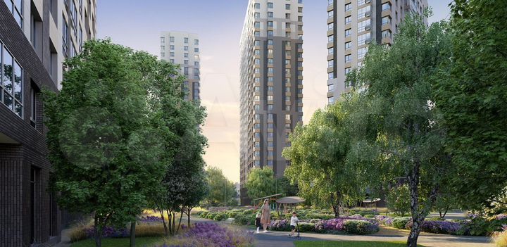 2-к. квартира, 62,6 м², 6/24 эт.