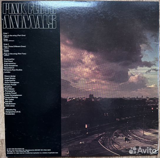 Pink Floyd – Animals (LP,1 st press,Japan)