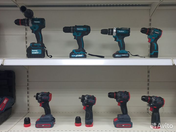 Шуруповерт Makita, Bosch, Dewalt