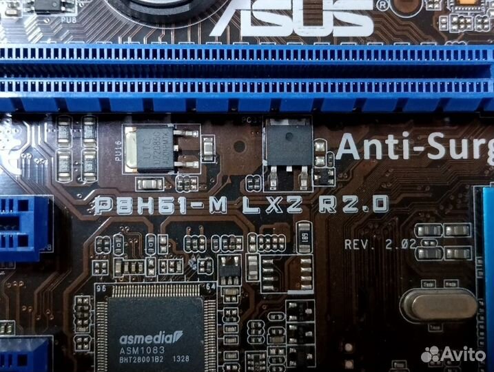 Материнская плата неисправная s1155