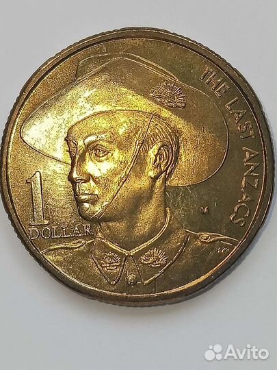 Монета Юбилейный доллар Австралии