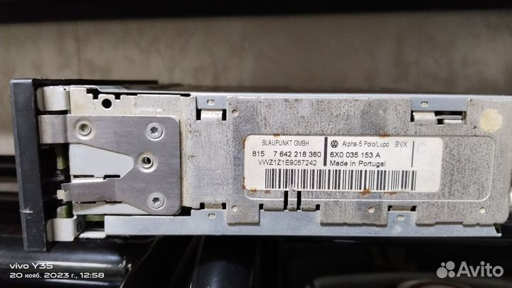 Магнитола volkswagen transporter t5 2004