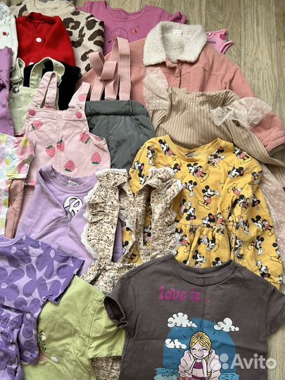 Вещи пакетом на девочку 92 98