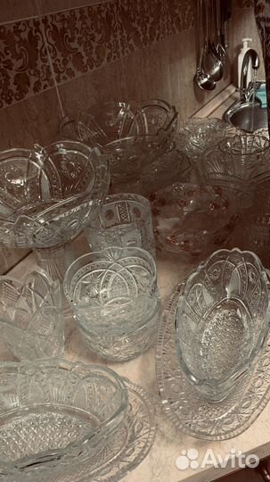 Хрустальная посуда - читайте описание
