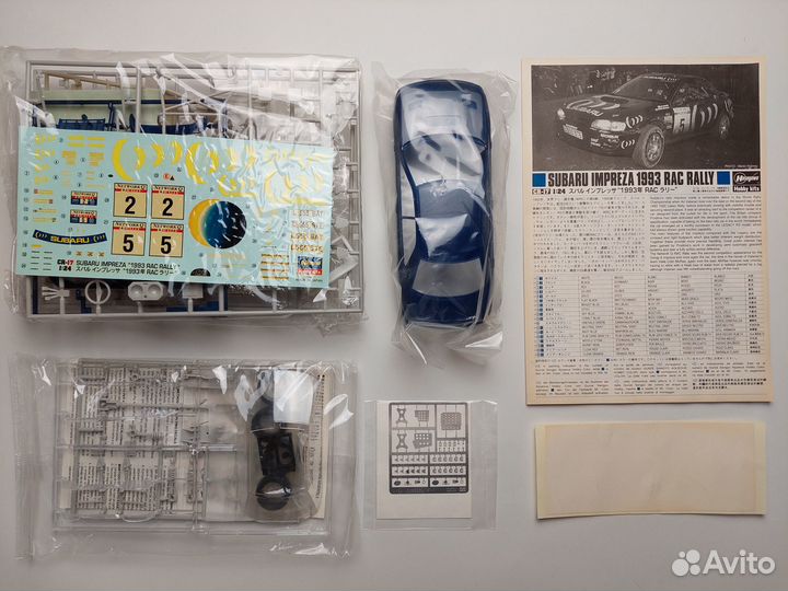 1/24 Subaru Impreza WRX 1993 RAC Rally (с травлени