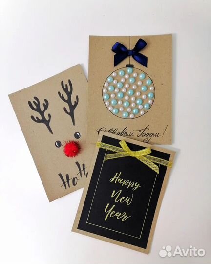 Открытки, бирки